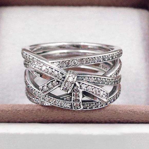 boutique Jewelry - .925 sterling silver Bow Ring